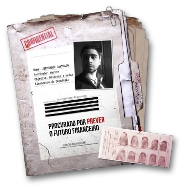pasta de investigação com dossiê do Santiago, acusado de ensinar as pessoas
